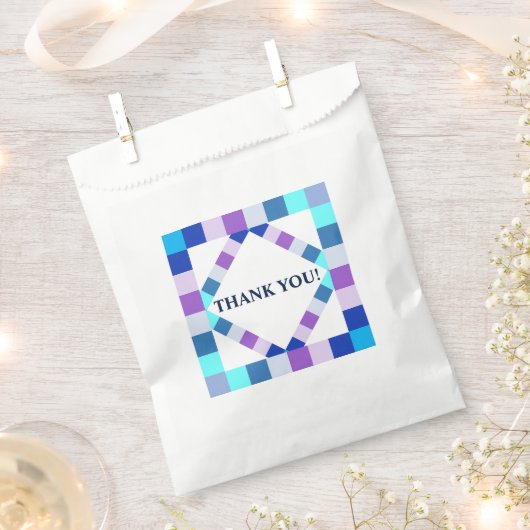 Hartelijk dank, mevrouw Diamond Party Favor Bag Bedankzakje (Geknipt)