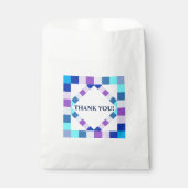 Hartelijk dank, mevrouw Diamond Party Favor Bag Bedankzakje (Voorkant)