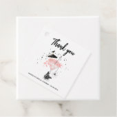 Hartelijk dank, mevrouw Halloween Cocktail Vrijgez Bedankjes Labels (In situ)