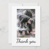 Hartelijk dank, mevrouw Horse Hoof Trimmer Barefoo Bedankkaart (Voorkant)
