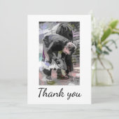 Hartelijk dank, mevrouw Horse Hoof Trimmer Barefoo Bedankkaart (Staand voorkant)