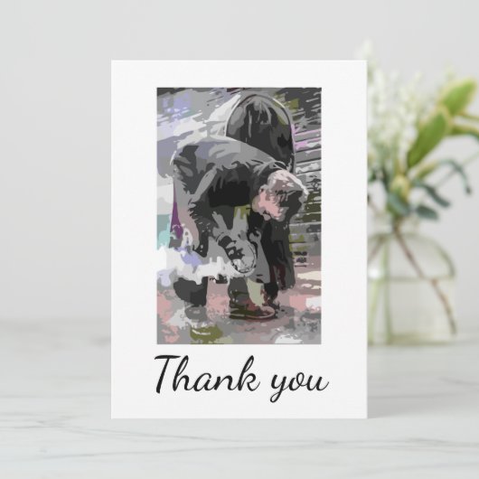 Hartelijk dank, mevrouw Horse Hoof Trimmer Barefoo Bedankkaart (Staand voorkant)