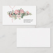 Hartelijk dank, mevrouw Rosary Religious Rozen Vis Informatiekaartje (Voorkant / Achterkant)