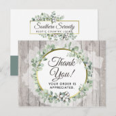 Hartelijk dank, mevrouw Rustic Southern Waterverf  Briefkaart (Voorkant / Achterkant)