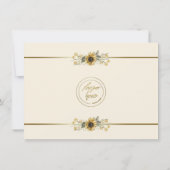 Hartelijk dank, mevrouw Rustic Yellow Sunflower Go (Achterkant)