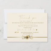 Hartelijk dank, mevrouw Rustic Yellow Sunflower Go (Voorkant)