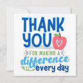 Hartelijk dank, mijnheer de directeur, hartelijk d kaart (Voorkant)