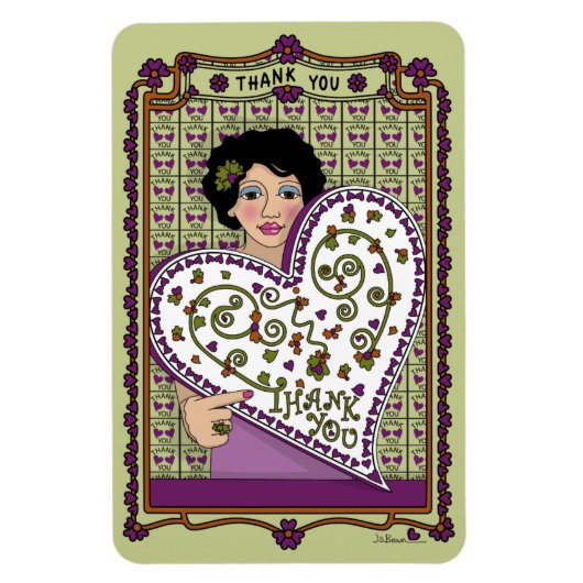 Hartelijk dank, mijnheer de Voorzitter, 4x6 koelka Magneet (Verticaal)