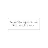 Hartelijk dank, mijnheer de Voorzitter en mevrouw  Zelfinktende Stempel (Design)