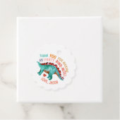 Hartelijk dank, mijnheer de Waterverf-Dinosaur. Bedankjes Labels (In situ)