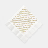 Hartelijk dank, mijnheer Napkins Gold Servet (Hoek)