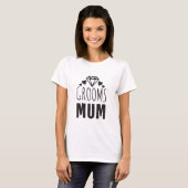Hartelijk dank, moeder van Groom Bridal Party Flor T-shirt (Voorkant volledig)