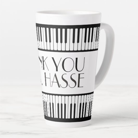 Hartelijk dank, Mok muziekdocent koffie (Rechterhoek)