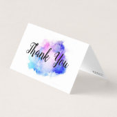 Hartelijk dank, Monat Visitekaartje (Voorkant)