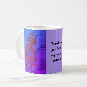 Hartelijk dank, muziekleraar Kokopelli met Flute Koffiemok