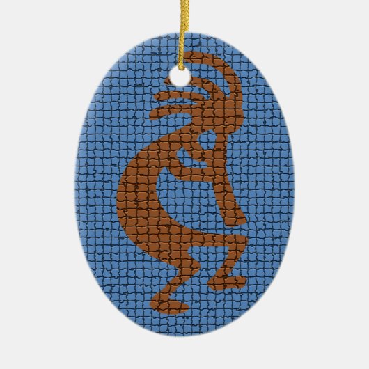 Hartelijk dank, muziekleraar Kokopelli Southwest M Keramisch Ornament (Voorkant)