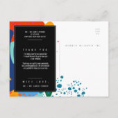 Hartelijk dank | Nacht in het Briefkaart van het M (Achterkant)