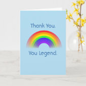 Hartelijk dank, NHS/Key Worker Card Kaart (Gele Bloem)