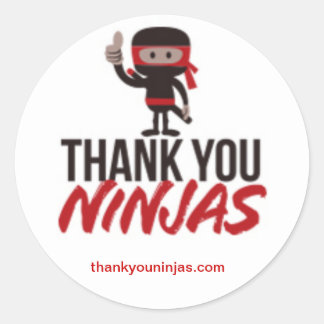 Hartelijk dank, Ninjas Stickers
