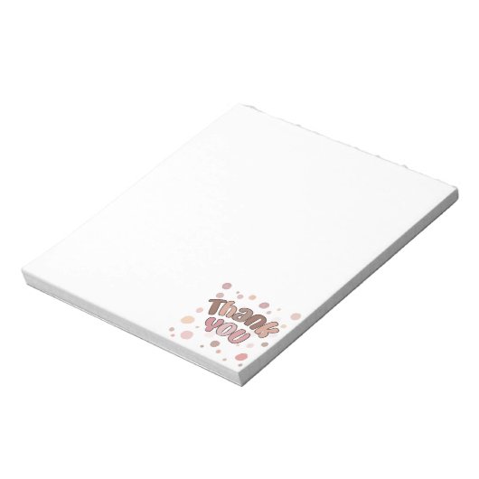 Hartelijk dank notitieblok (Linkerzijde)