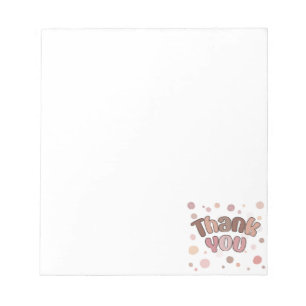 Hartelijk dank notitieblok