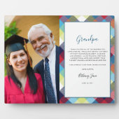 Hartelijk dank, opa | Lijst van speldenfoto's Fotoplaat (Voorkant)