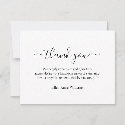 Hartelijk dank. Opmerking: Kaart gedrag (Voorkant)