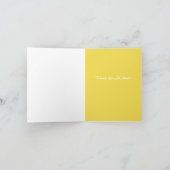 Hartelijk dank Oranje Rozen Waterverf Bedankkaart (Binnen)