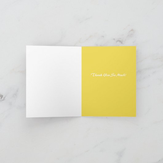 Hartelijk dank Oranje Rozen Waterverf Bedankkaart (Binnen)