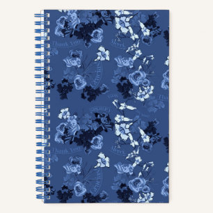 Hartelijk dank, Patroonblauw Notitieboek