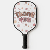 Hartelijk dank pickleball paddle (Achterkant)