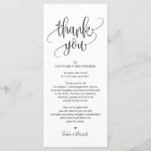 Hartelijk dank. Plaats een instelkaart voor het br Programmakaart (Voorkant)