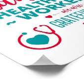 Hartelijk dank, Poster gezondheidswerkers (Hoek)