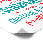 Hartelijk dank, Poster gezondheidswerkers (Hoek)