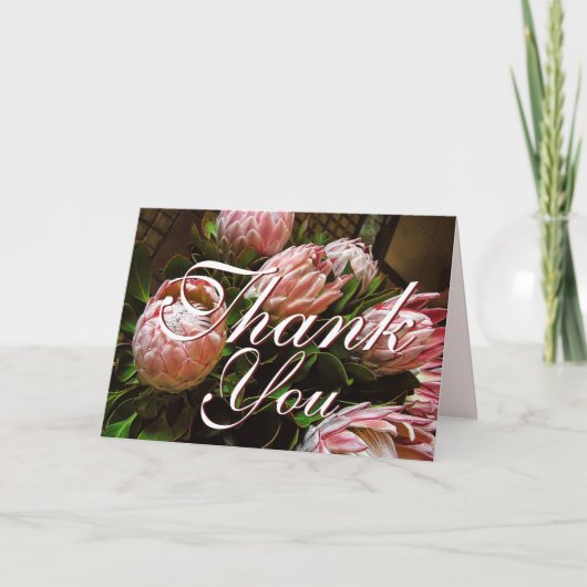 Hartelijk dank, Protea Kaart (Voorkant)