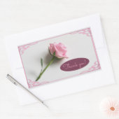 Hartelijk dank rechthoekige sticker (Envelop)