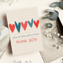 Hartelijk dank Red Blauwgroen