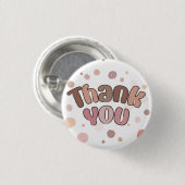 Hartelijk dank ronde button 3,2 cm (Voorkant /achterkant)