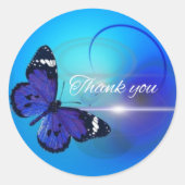 Hartelijk dank ronde sticker (Voorkant)