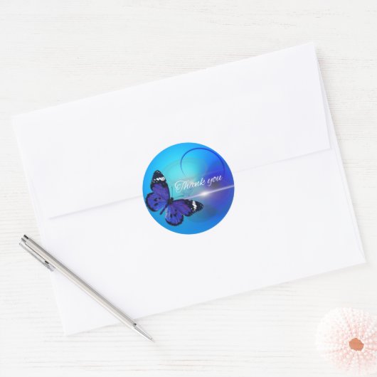 Hartelijk dank ronde sticker (Envelop)