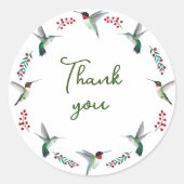 Hartelijk dank ronde sticker (Voorkant)