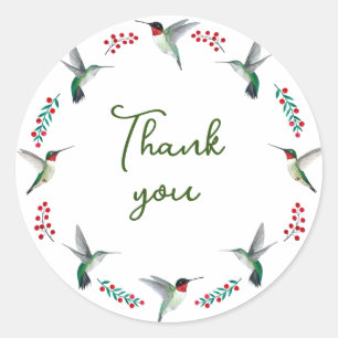 Hartelijk dank ronde sticker