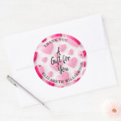 Hartelijk dank ronde sticker (Envelop)