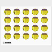 Hartelijk dank ronde sticker (Vel)