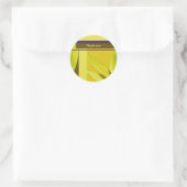 Hartelijk dank ronde sticker (Tas)