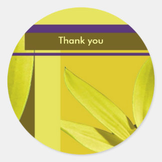 Hartelijk dank ronde sticker