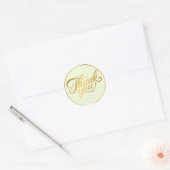 Hartelijk dank ronde sticker (Envelop)