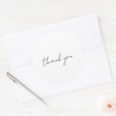 Hartelijk dank ronde sticker (Envelop)