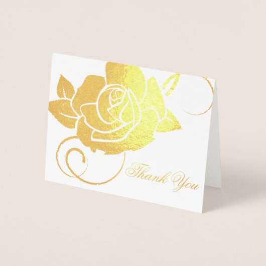 Hartelijk dank, Roos Folie Kaarten (Voorkant)
