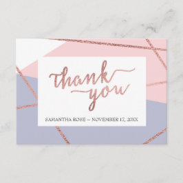 Hartelijk dank, Roos Gold Bedankkaart